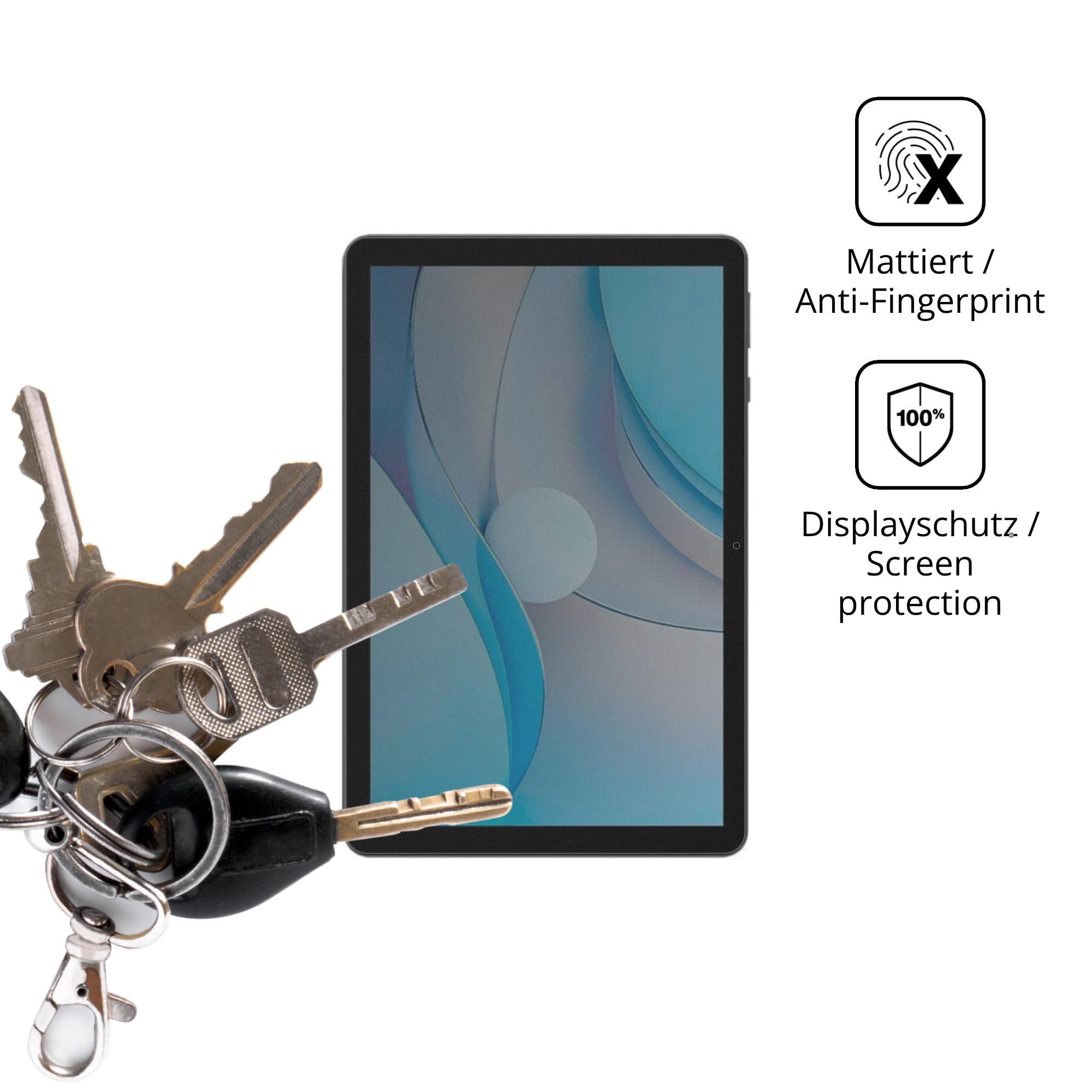 dipos Protector de Pantalla Antiespía para SPC Gravity 6 SE 10.1 | Película protectora mate, filtro de privacidad 4 vías, ajuste perfecto, antiarañazos, sin burbujas, autoadhesivo