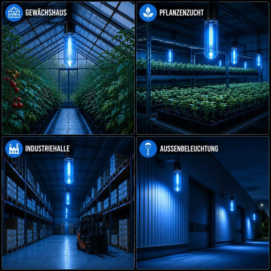 Weedness Grow MHL Ampoule 600 Watt pour Phase de Croissance - Lampe Métal Halogène Lampe Sodium Lampe Intérieure Lampe Plante Ampoule
