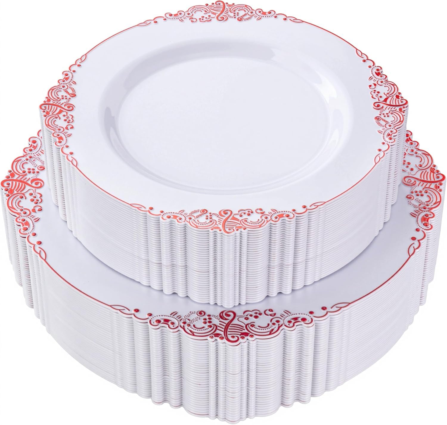 Gold Party Plates - 100 Pack, 10.25" -19