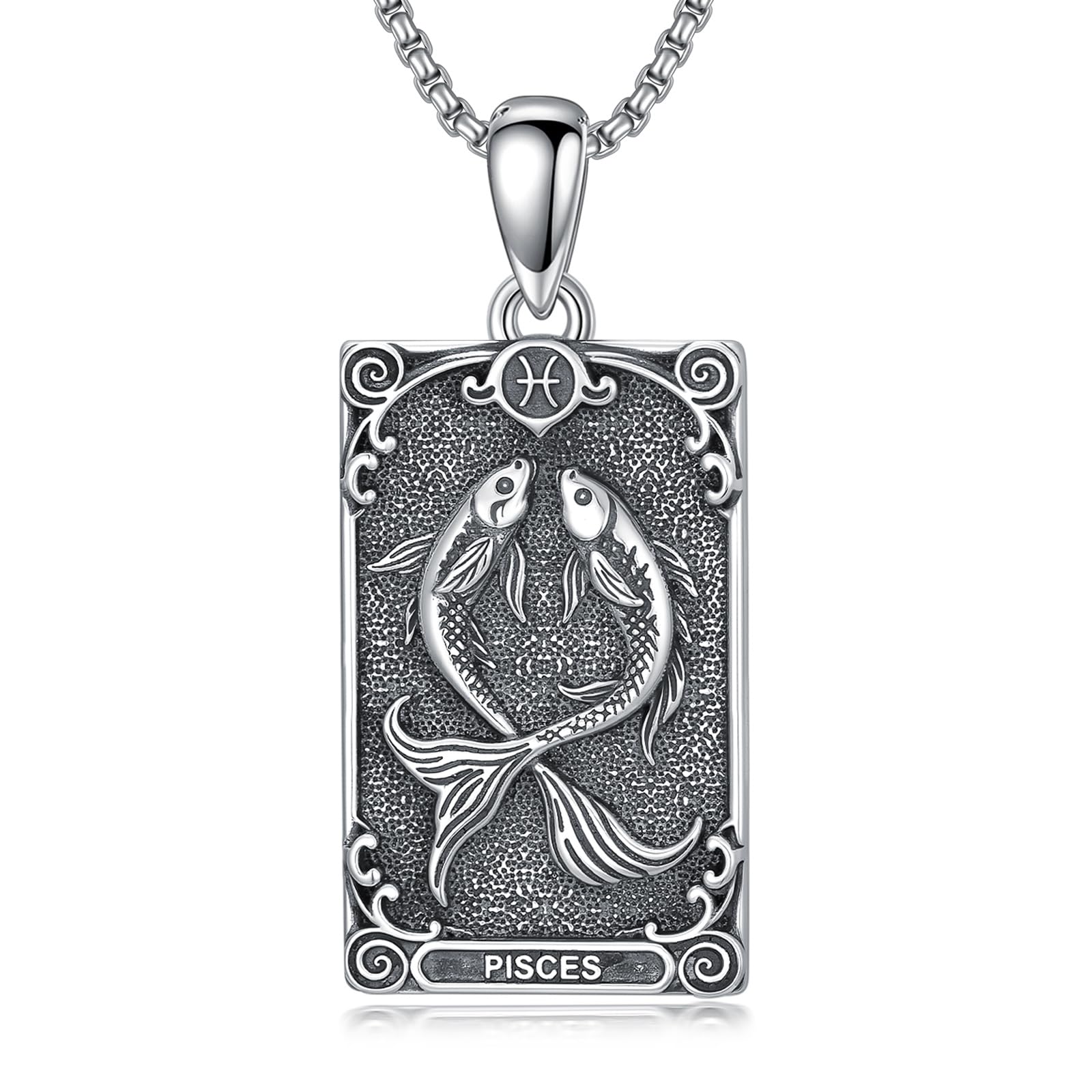 12 Sternzeichen Halskette für Herren Damen 925 Sterling Silber Sternbilder Horoskop Anhänger Kette Geburtstag Astrologie Schmuck Geschenke für Männer Frauen
