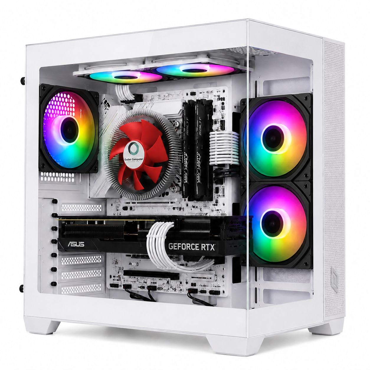 PC Gaming BIANCO Desktop i7 - RAM 64 GB - SSD 1 TB - GTX 750 8 GB GDDR5