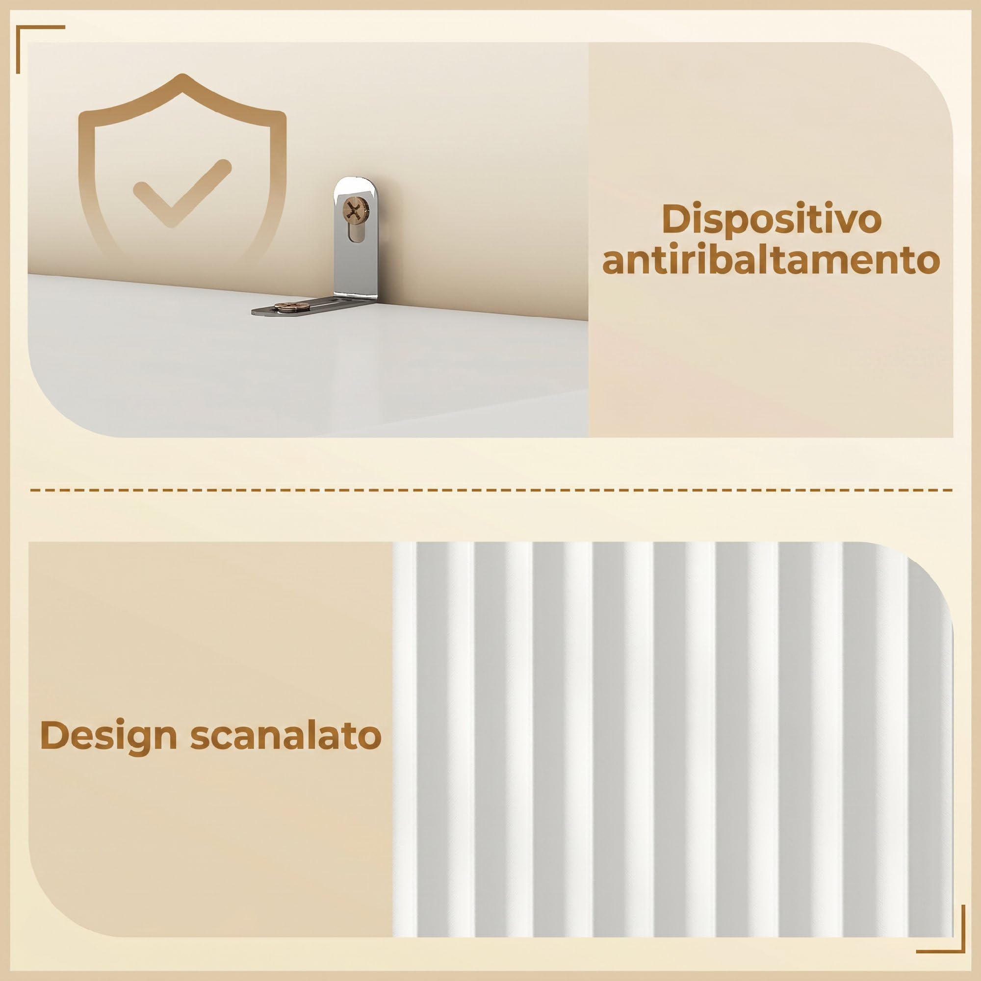 HOMCOM Mobile Bagno Alto Stretto, Mobiletto Bagno Salvaspazio con Armadietto Ante Soft Close, 3 Ripiani Aperti, Cassetto Scanalato, Ripiano Regolabile, per Lavanderia, 60x30x171 cm, Bianco