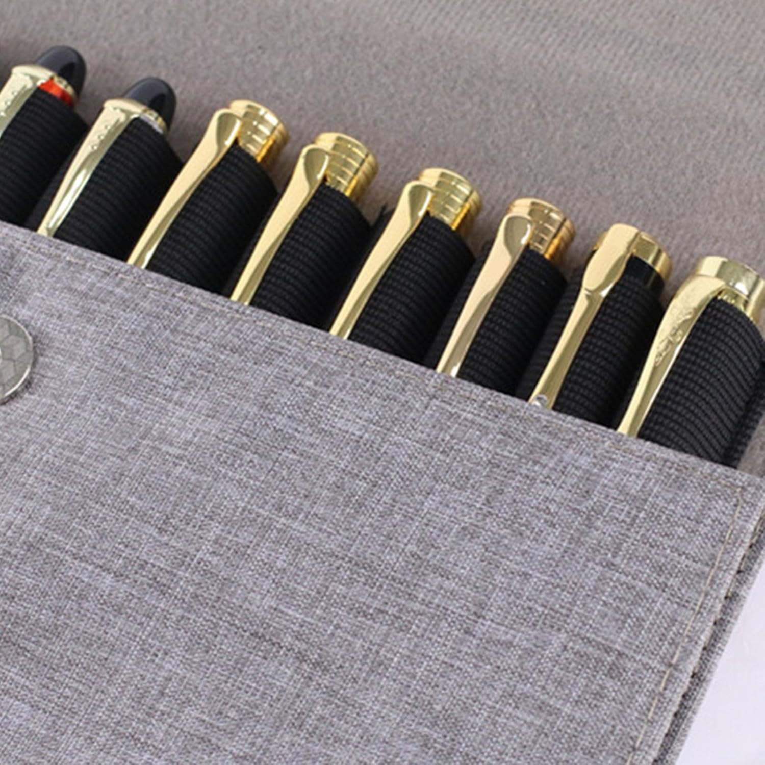 Elegant Travel Pen Case Closure for Fountain Pens Anti Scratch Pen Pouches