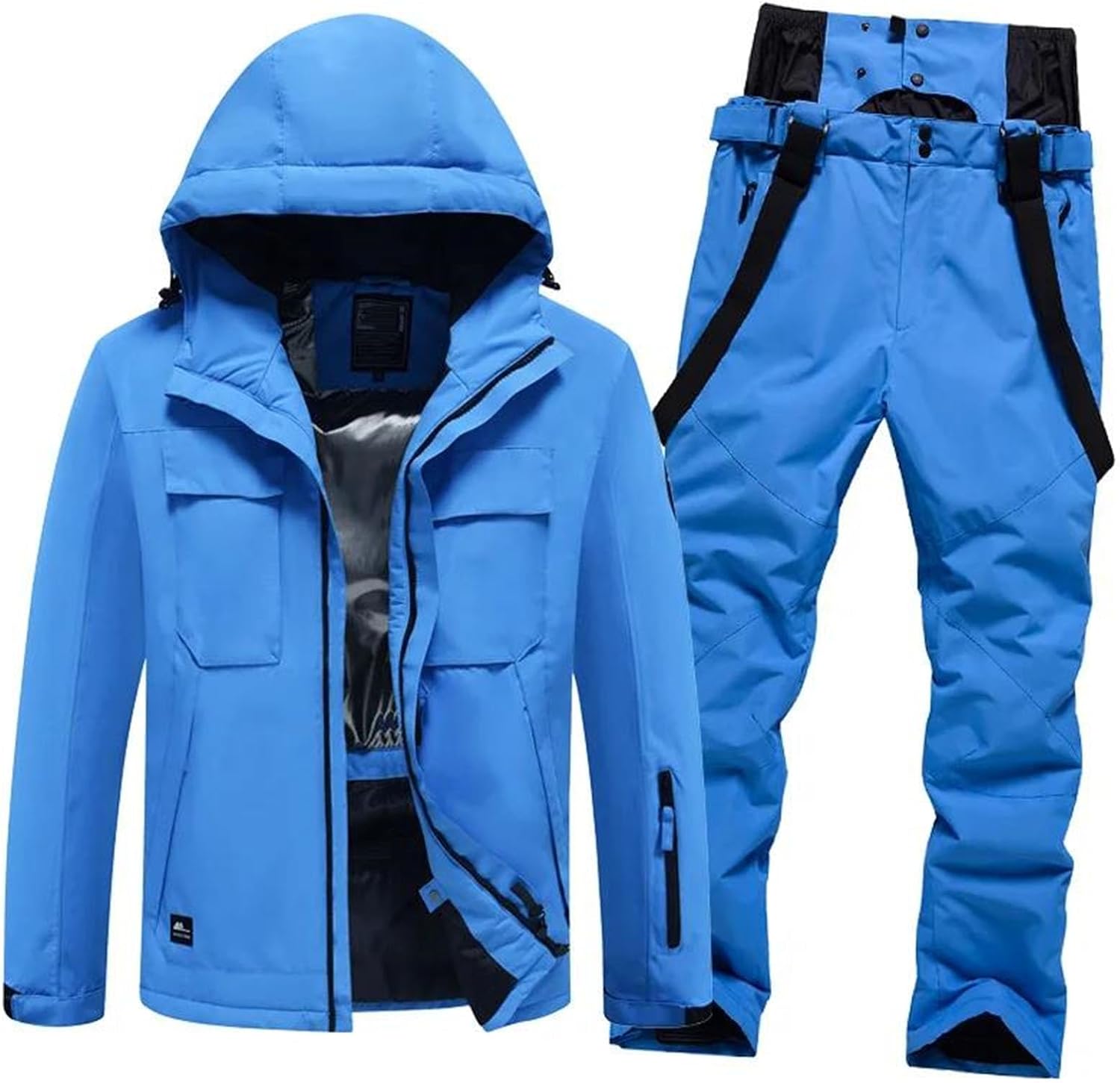 Men Women Waterproof Ski Suit Outdoor Snowboarding Set Warm Winter Mountain Sportswear Snow Clothes