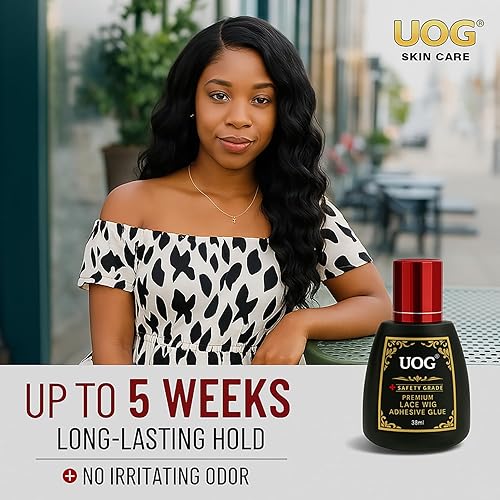 Miniatura 8 de UOG (United One) Pegamento adhesivo para peluca de encaje, impermeable, de secado rápido, libre de alergias, sin olor con fuerte sujeción.