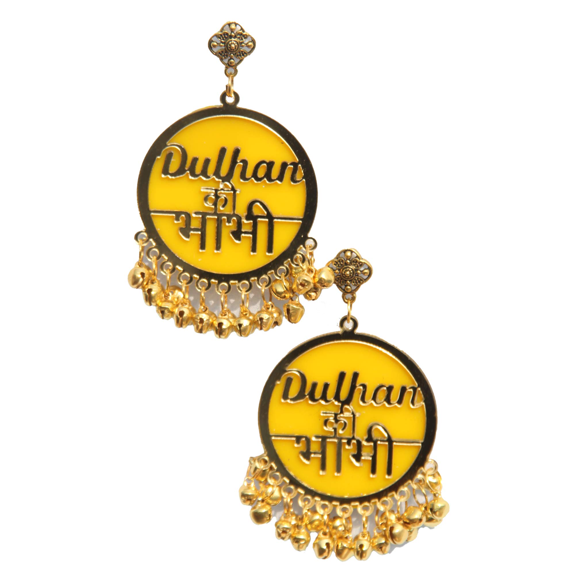 RN Collection Acrylic Dulhan Ki Bhabhi Earrings For Women & Girls. (Yellow & Gold) (B091Q8M63H) Amazon Price History, Amazon Price Tracker