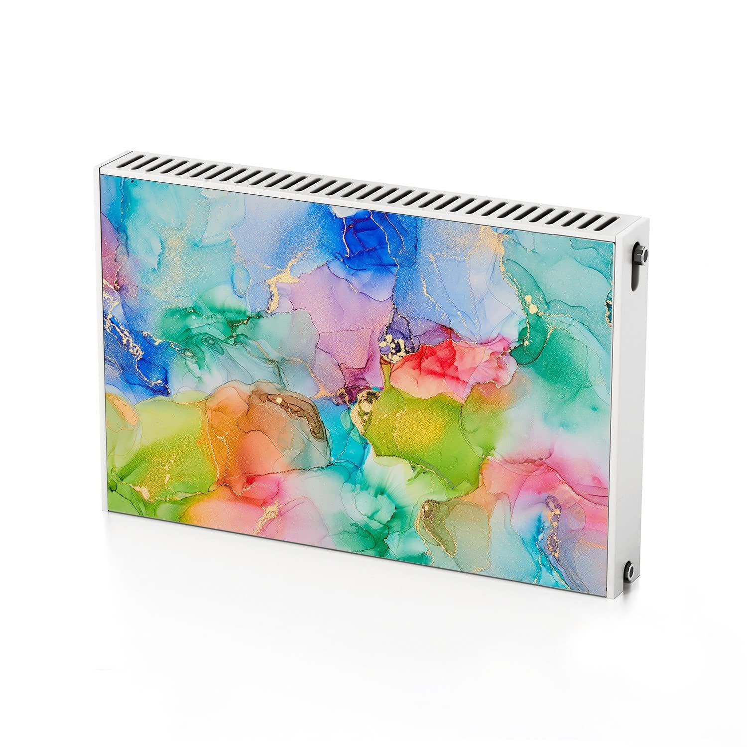 Cubierta de radiador magnética Coloray de 90x60 cm con diseño de acuarela 1
