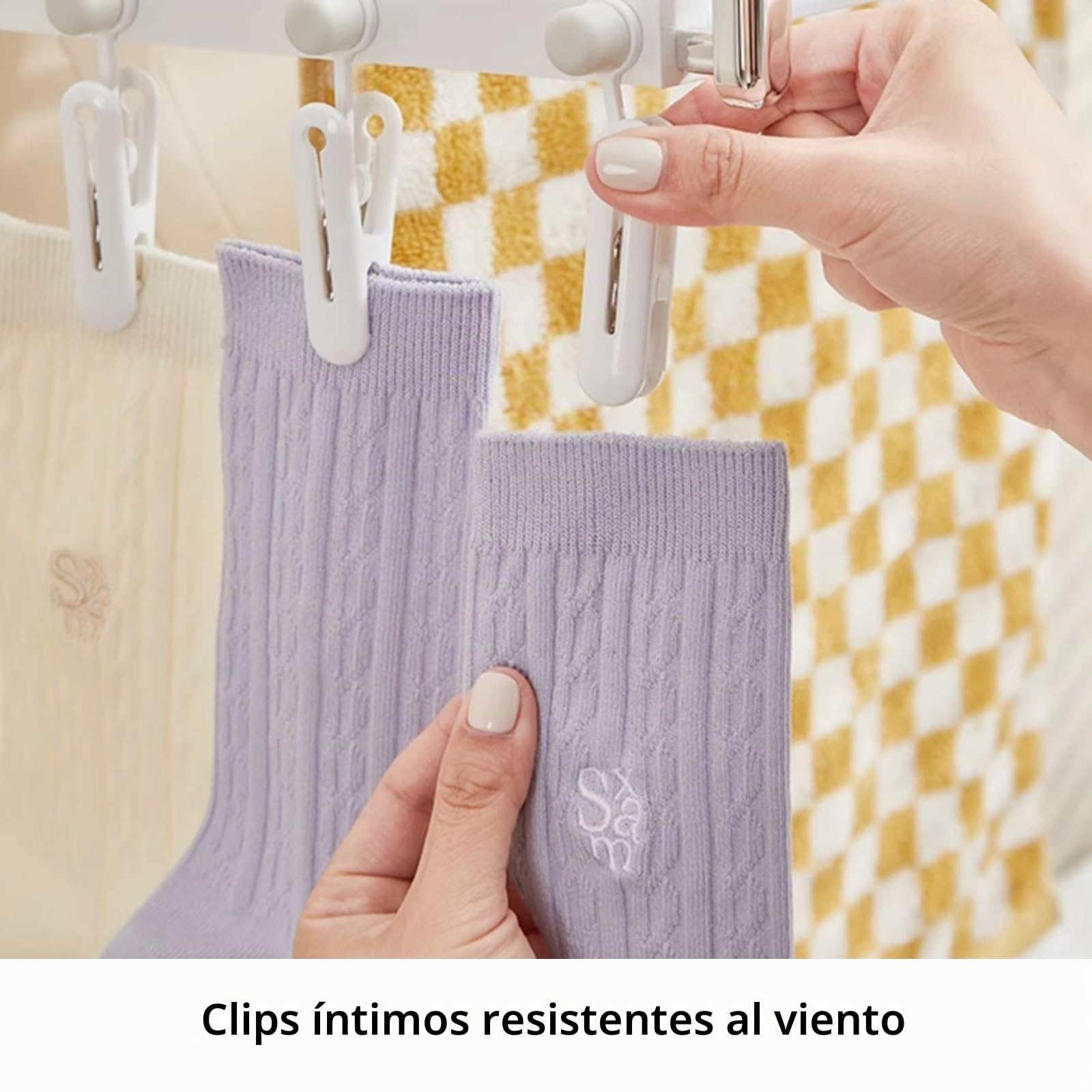 Perchero Plegable Perchero de Ventosa con 10 Ganchos Secador de Toallas Portátil Secador de Ropa de Viaje para Ropa Interior Exterior(Weiß)