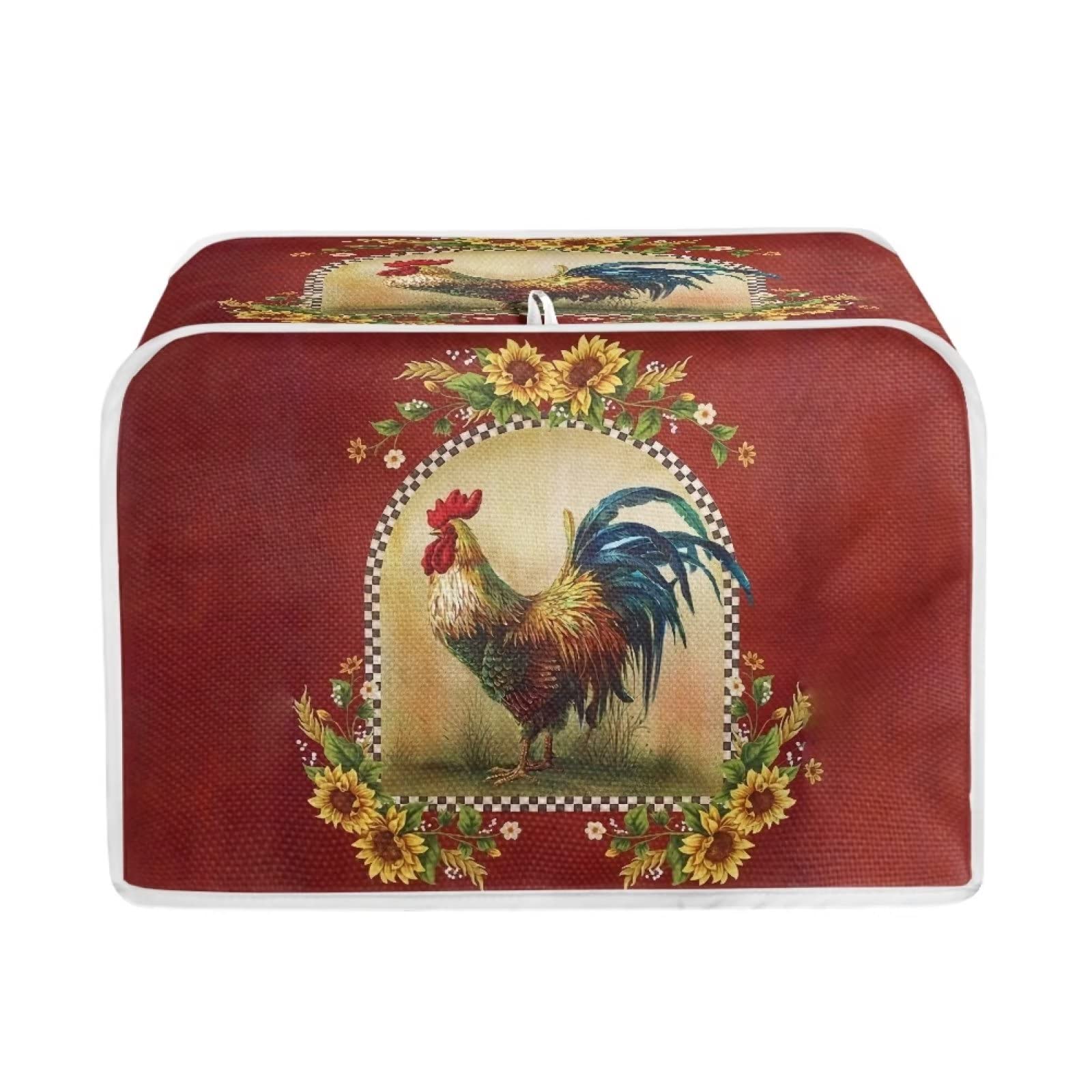 Copertura Per Tostapane Poceacles | Stampata Rosa Blu | Antipolvere, Antigraffio | Taglia M - Foto 3