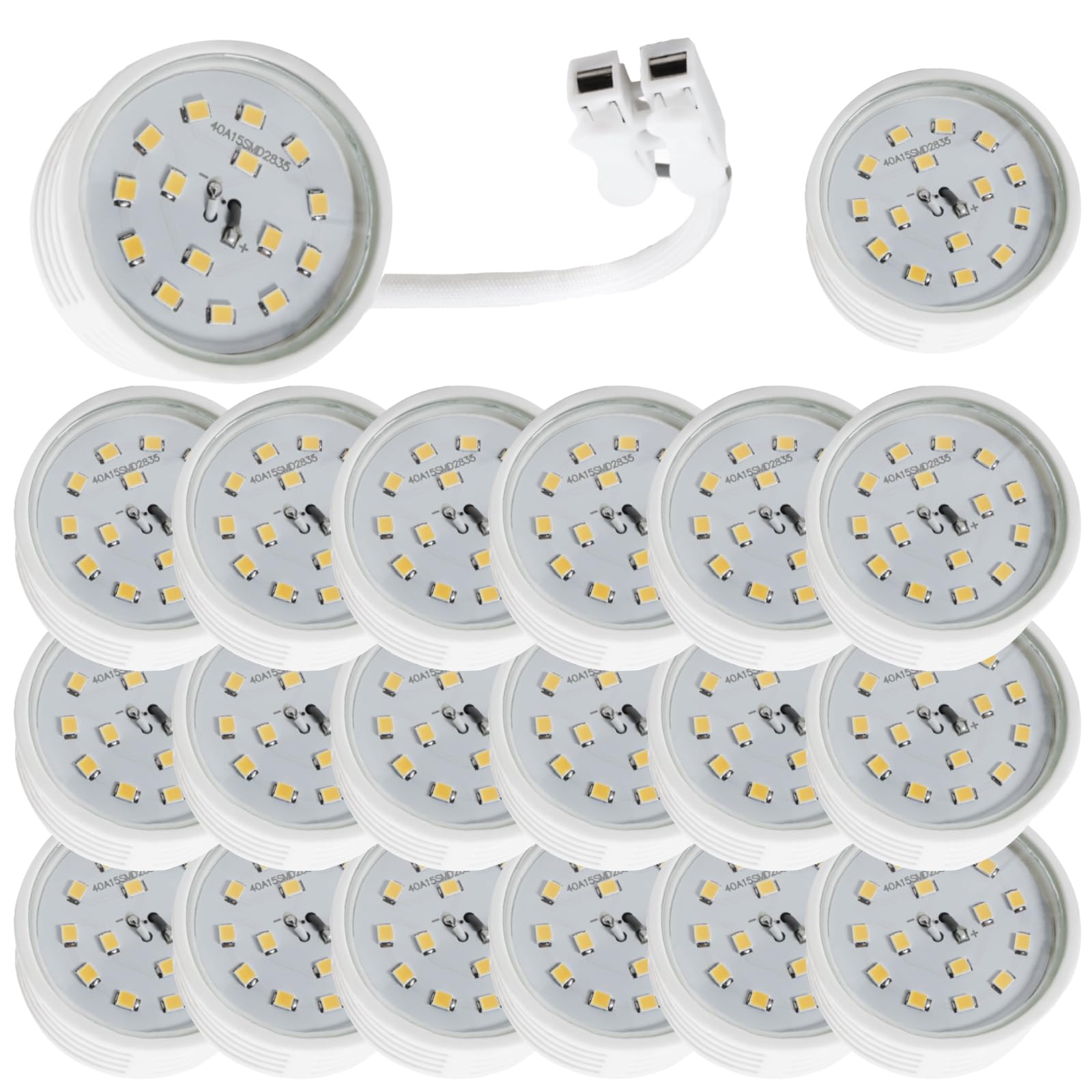 20 Stück LED Leuchtmittel 230V 7W Neutralweiß 4000K | 470lm | SMD Modul | Für Spots, Einbauleuchten & Deckenstrahler | Kompakte Bauform | Flackerfrei & sofort volle Helligkeit | Nicht dimmbar