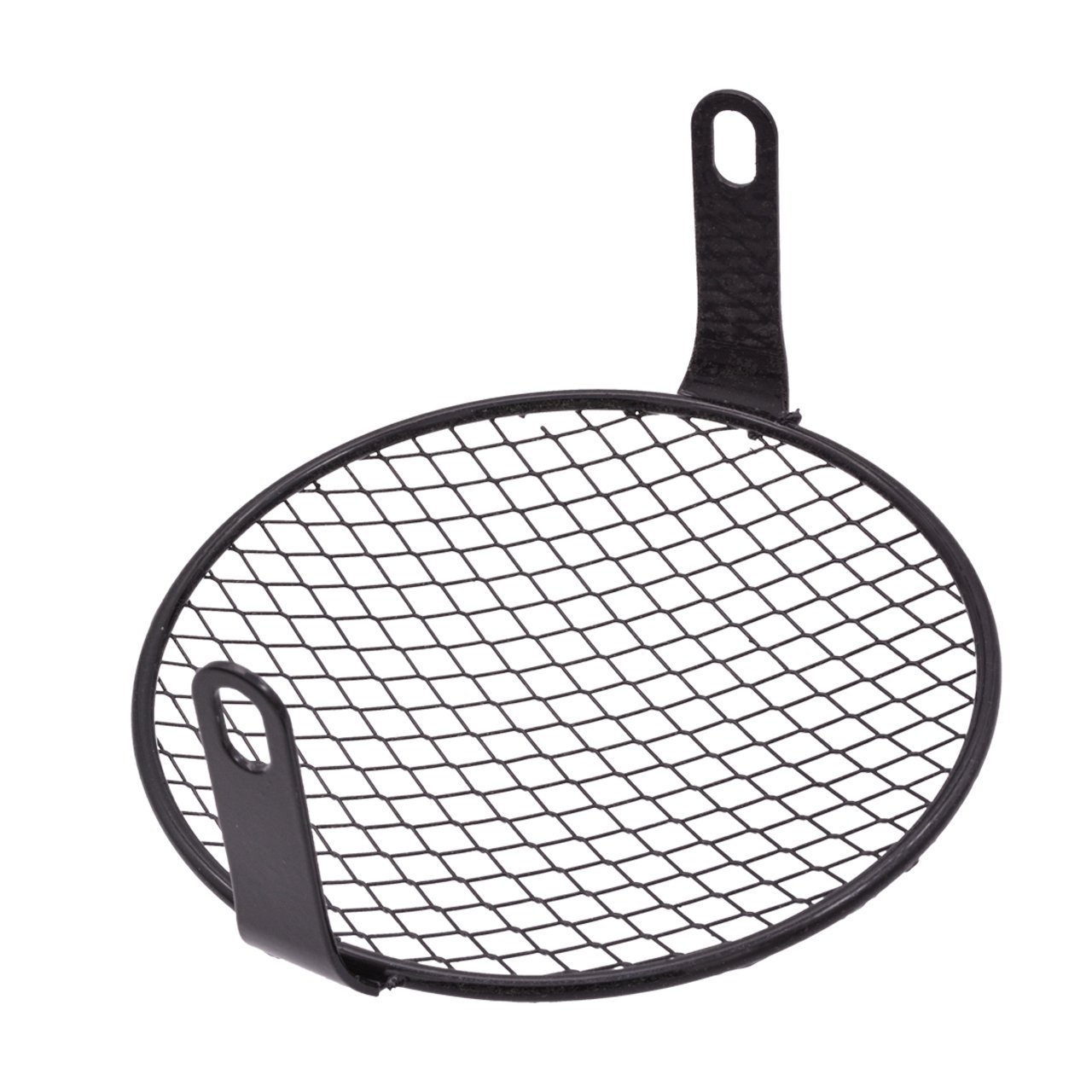Grille De Phare Moto 7" En Métal - Protection Anti-casse Et Anti-rayure - Style Rétro - Montage Universel 8-10 Mm