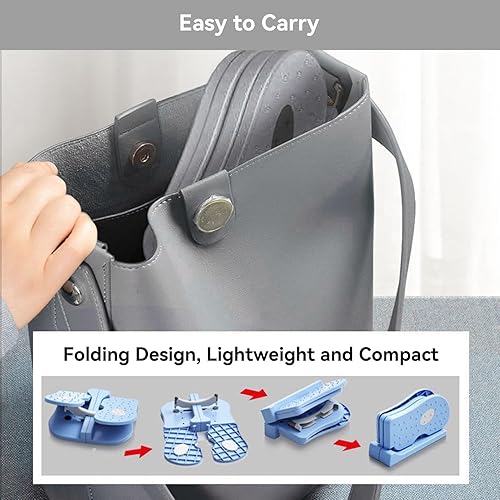 Miniatura 6 de Escalera de escalera, máquina de pasos de pie, mini entrenador de pasos plegable para la oficina en casa