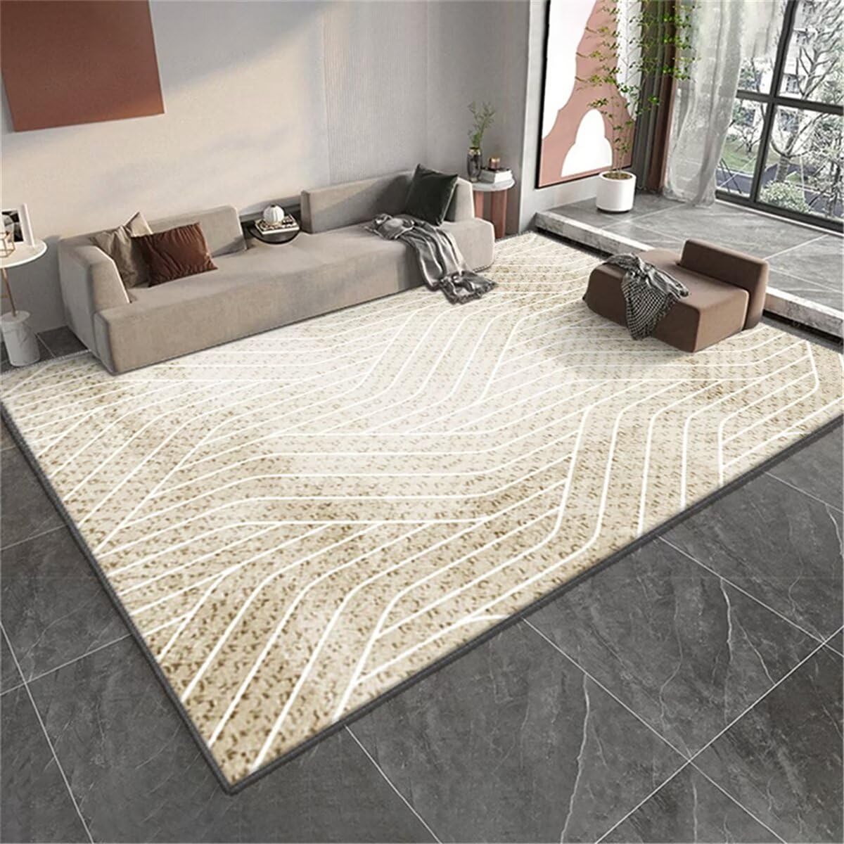 Tapis de chambre adulte 200x300cm isolant phonique et doux