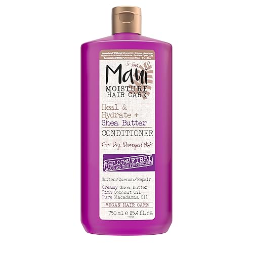 Maui Moisture Heal & Hydrate + acondicionador de manteca de karité, 25.4 onzas líquidas