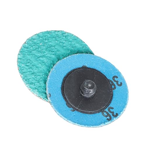 Miniatura 3 de findmall 25 discos de lijado de cambio rápido de circonita de grano 36 de 2 pulgadas