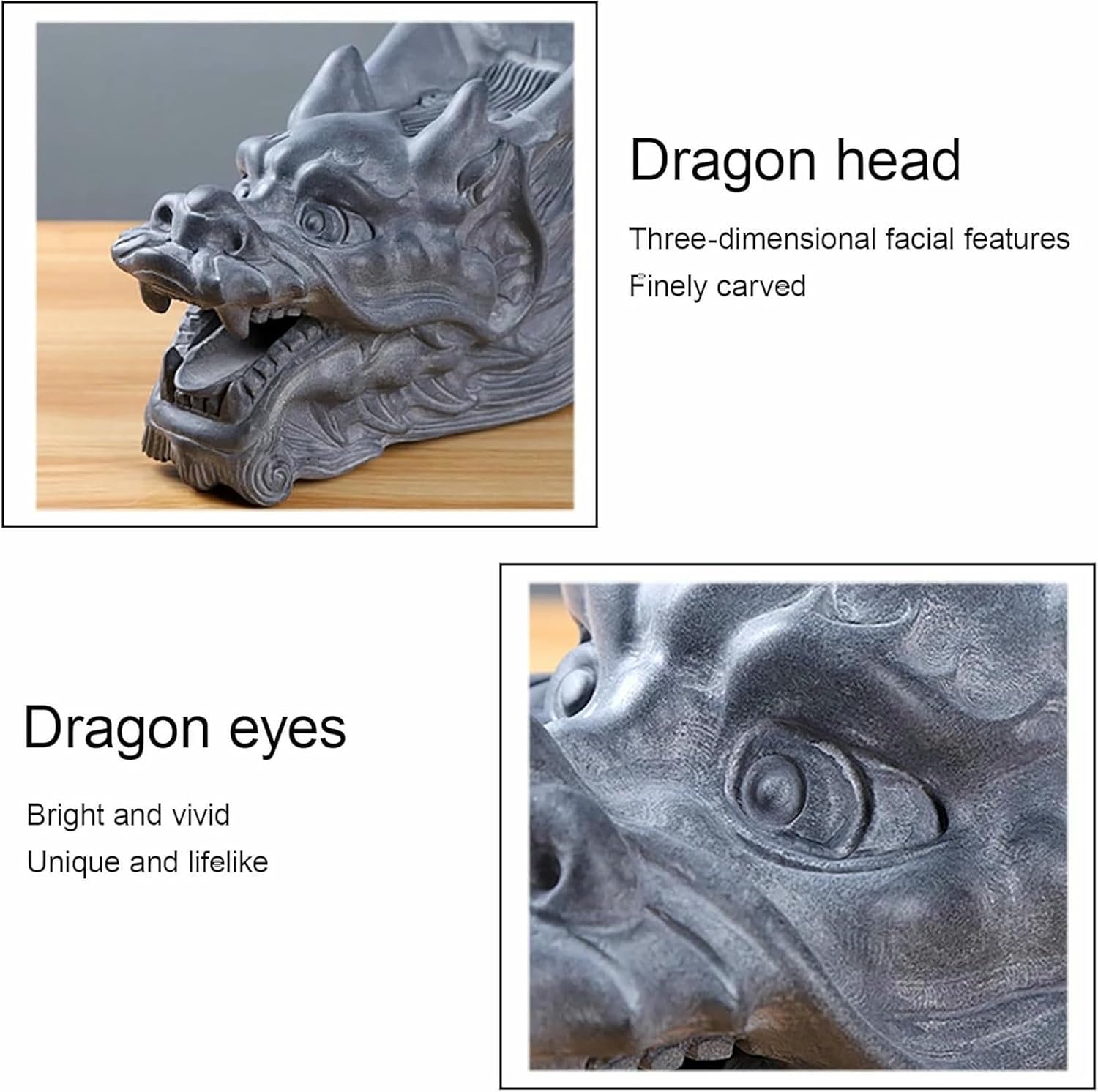 Wall Fountain Faucet Dragon Head, Pond Fountain Nozzle, Animal Garden Water Outlet Water Sprayer, for Koi Pond, for Garden, Yard, Lawn