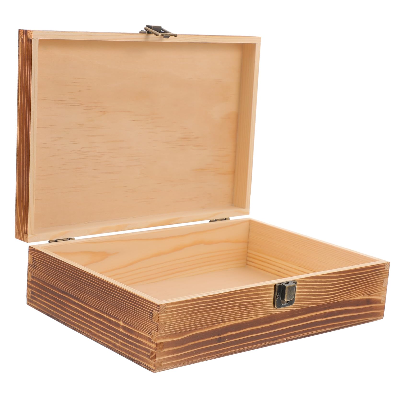 Boîte à bijoux en bois de petite taille pour table de chevet et commode