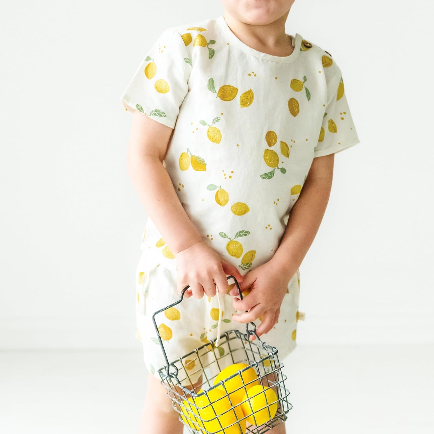 MakeMake Organics GOTS Certified Baby Toddler Unisex Organic Cotton Short Sleeve Cozy Comfort Tee and Shorts Set