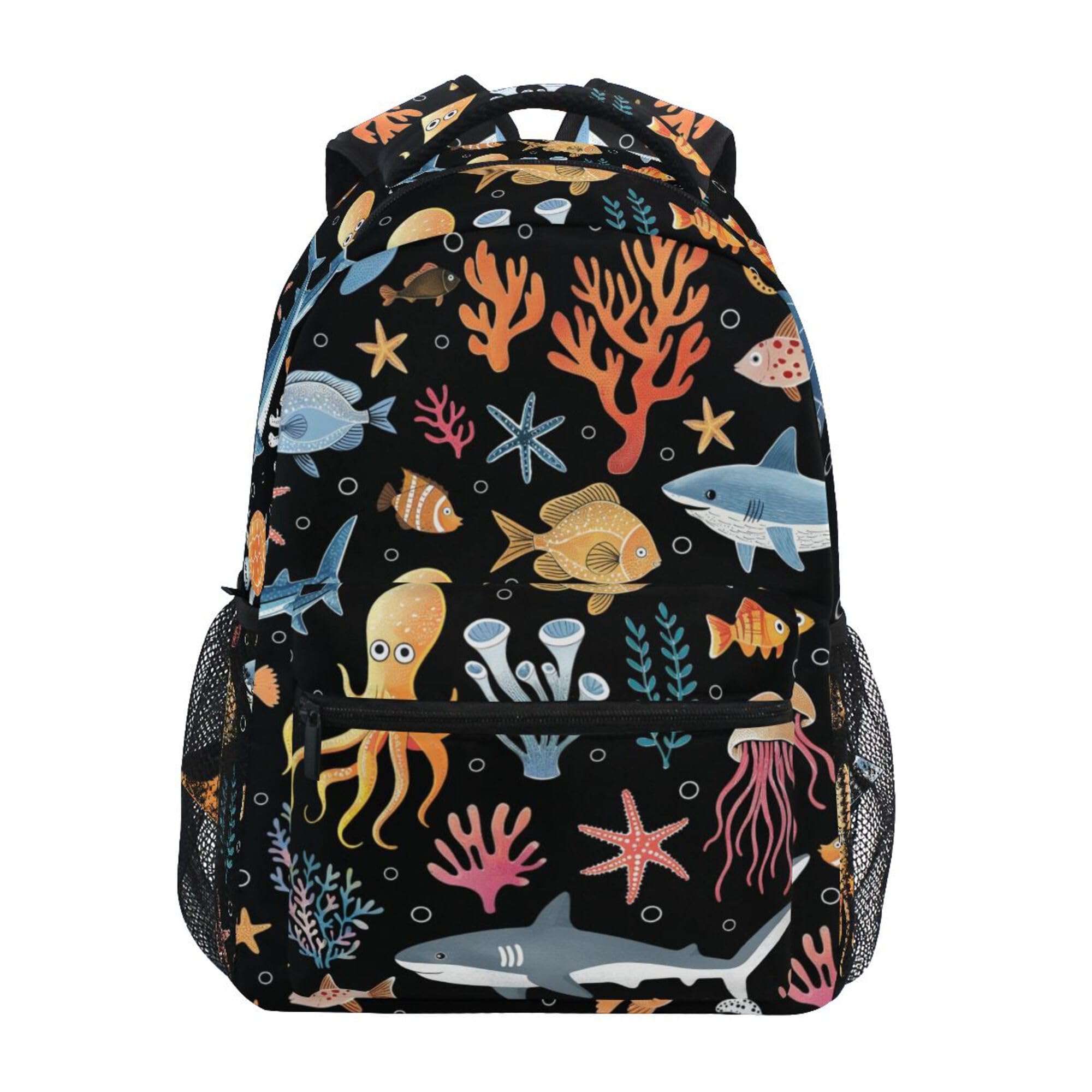 Kids Backpack Wild Sea Life Whale Bookbag for Boys Girls, Over 3 years old