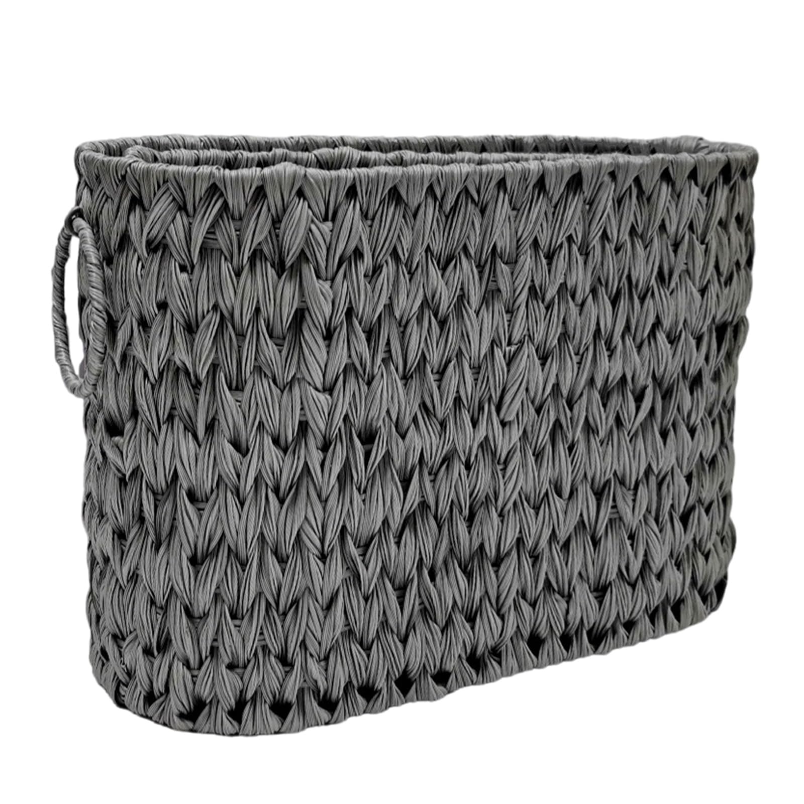 Bathroom Wicker Storage Basket Elegant Designs Storage Holder for Closet, or Under Sink Use Closet Organization Basket