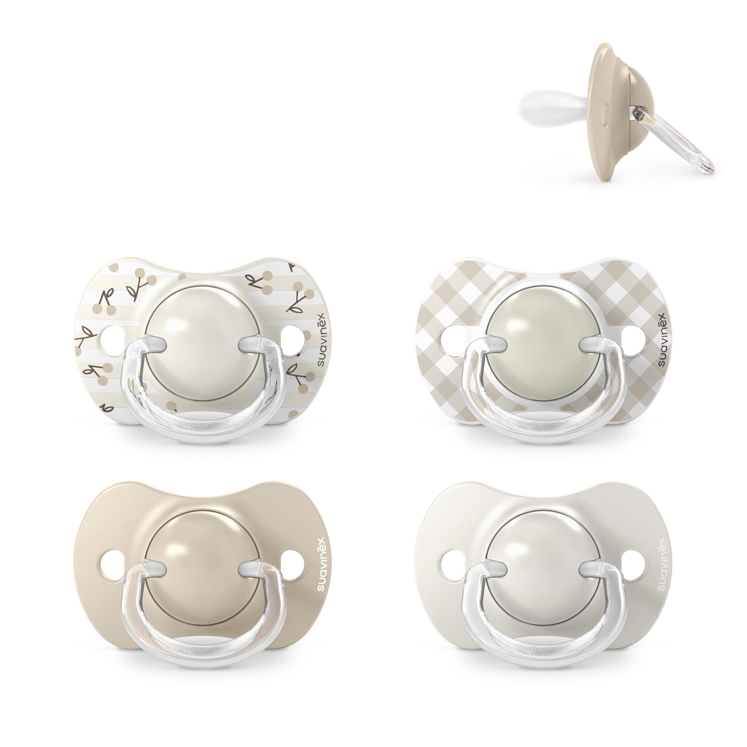 Suavinex, Pack de 2 Chupetes para Bebés 0/6 Meses y Recién Nacidos, con Tetina Fisiológica de Silicona SX Pro Simétrica, Plana y Flexible, Respeta el Desarrollo Bucodental, Birdies Verde — view 21