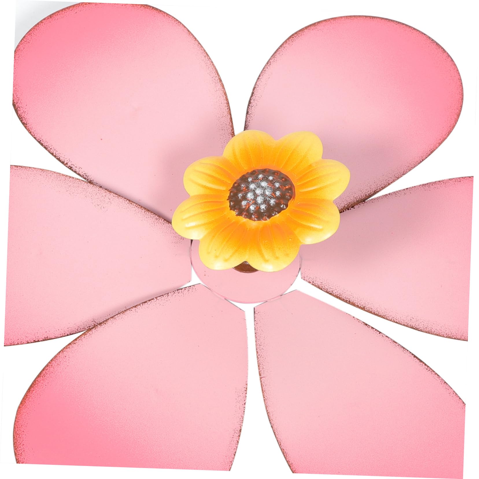 Moulinet Décoratif Fleur en Métal Rotatif pour Jardin et Pelouse