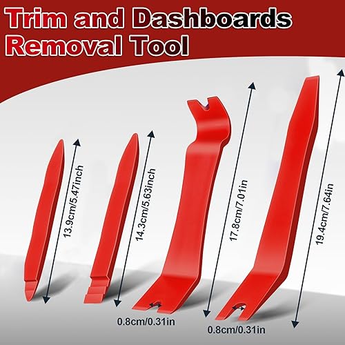 Miniatura 13 de Keze Juego de 3 alicates de clip automático y removedor de sujetadores, kit de reparación de herramientas de palanca de extracción de remaches