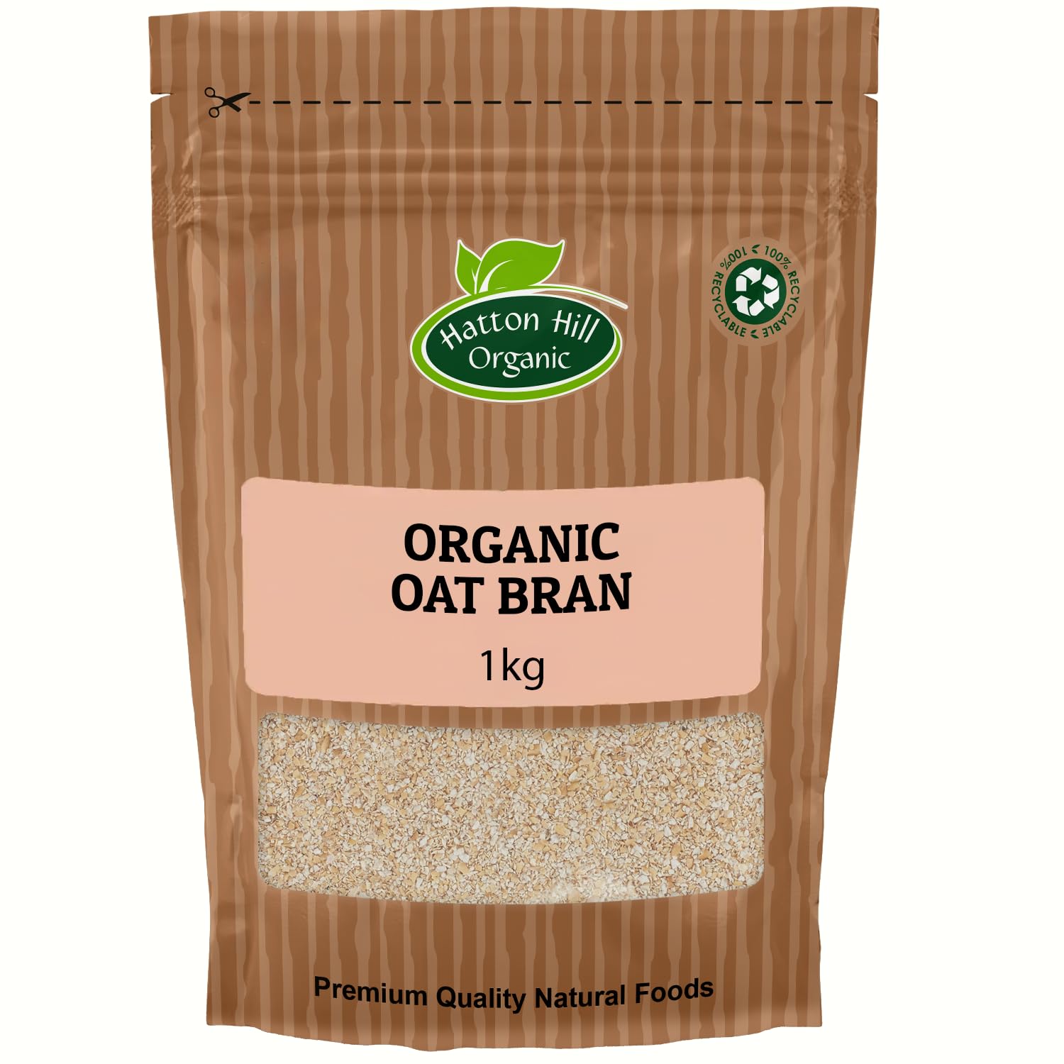 Organic Oat Bran 1kg by Hatton Hill Organic