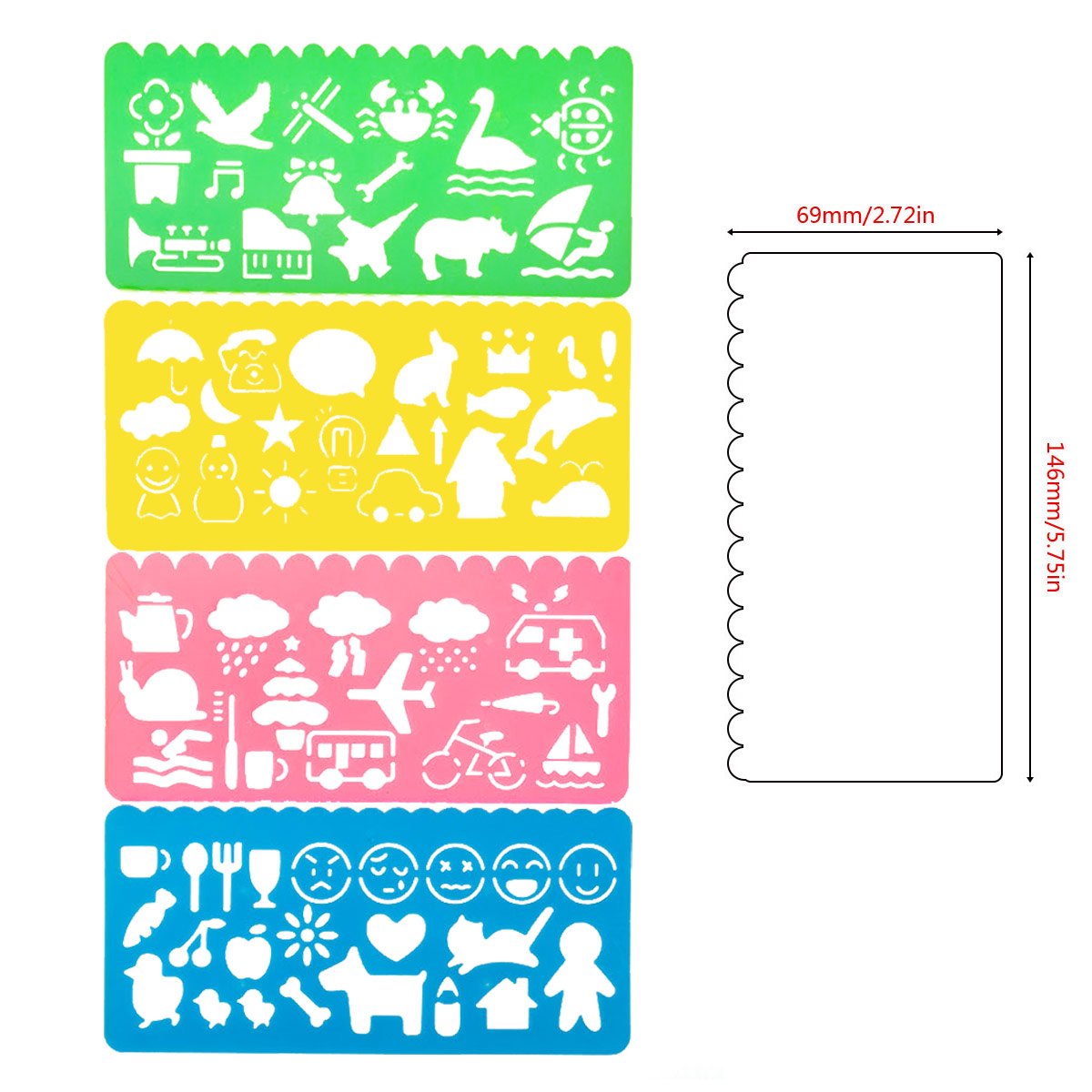 Pochoirs De Dessin Pour Enfants, Pochoirs De Peinture à La Main, Modèles De