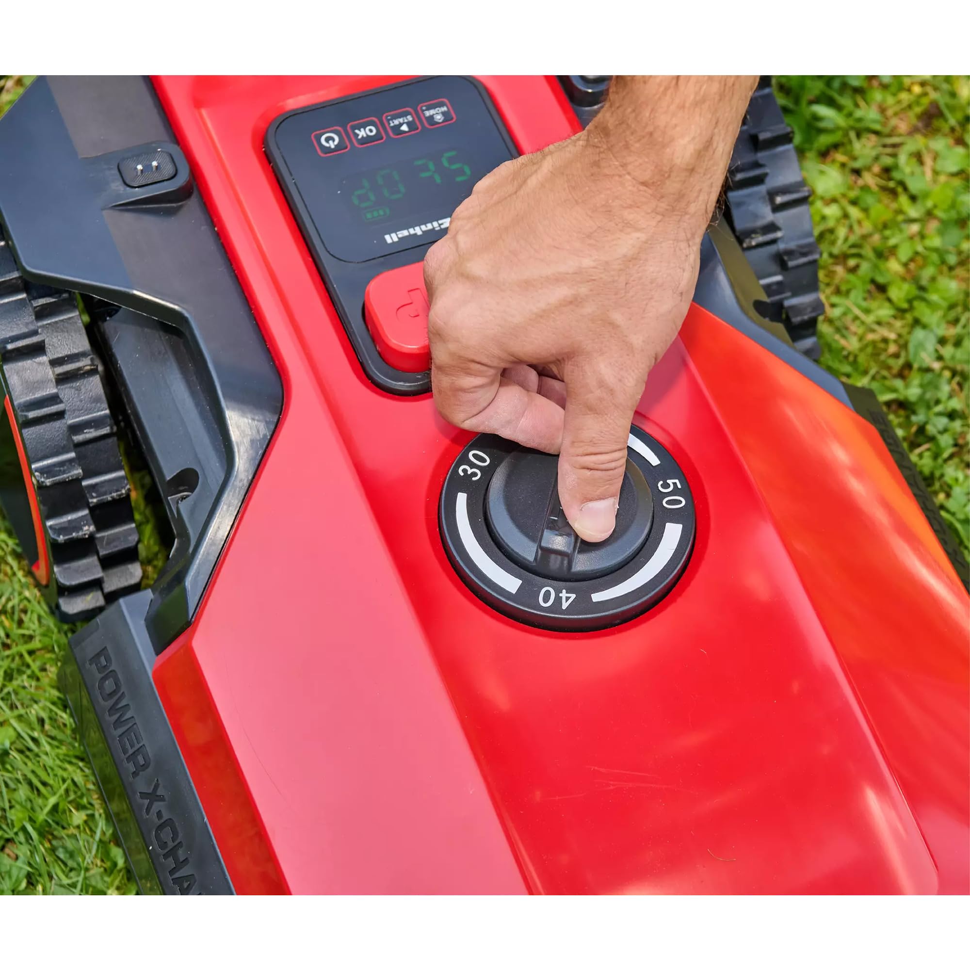 Einhell FREELEXO 500 Power X-Change robot kosiarka (18 V, sterowana aplikacją), IPX5, aktualizacje Over-the-Air (OTA) przez WiFi, z materiałem instalacyjnym do 500 m² i akumulatorem 2,5 Ah Plus)