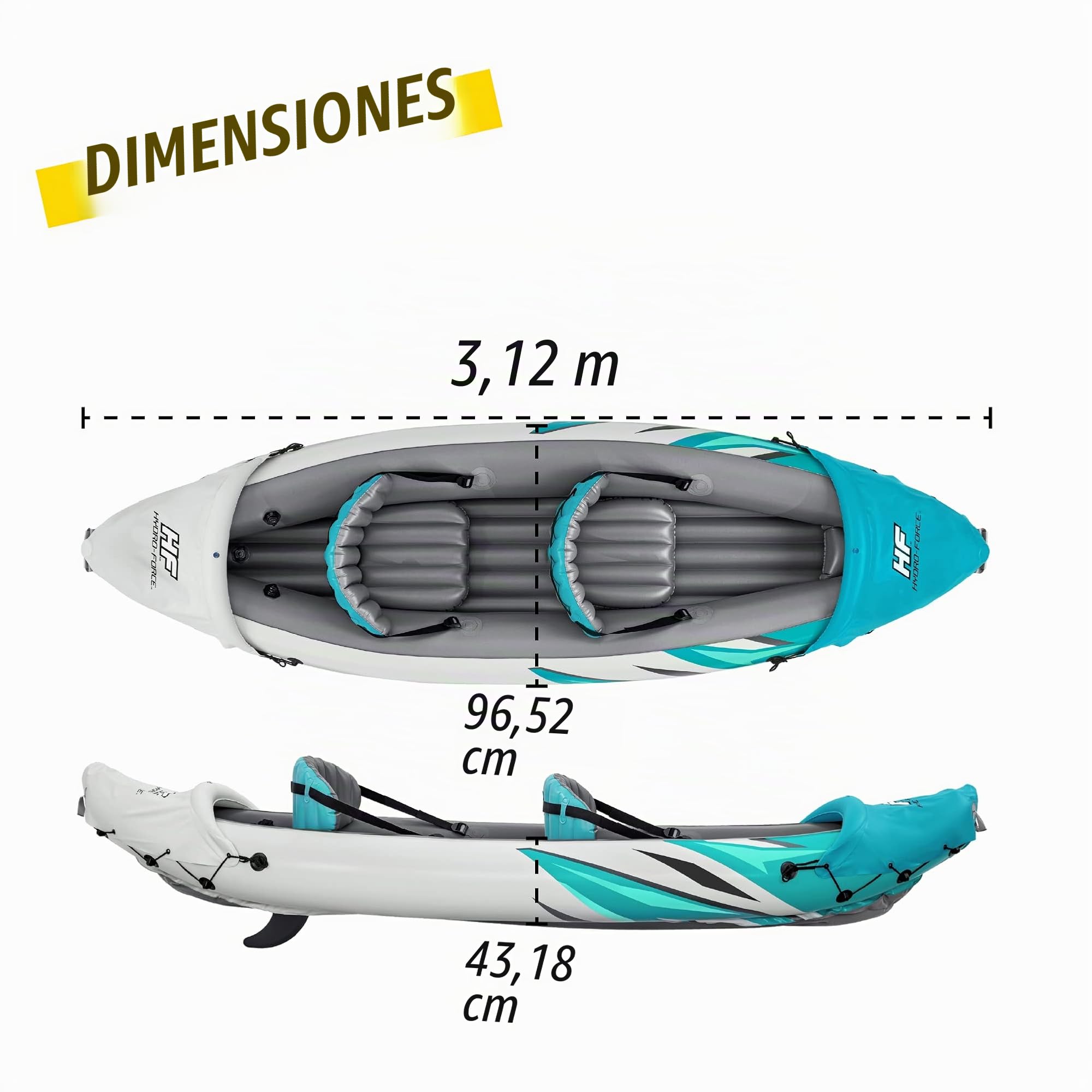 10'3" x 39"/3.12m x 98cm Rapid Elite X2 Kayak
