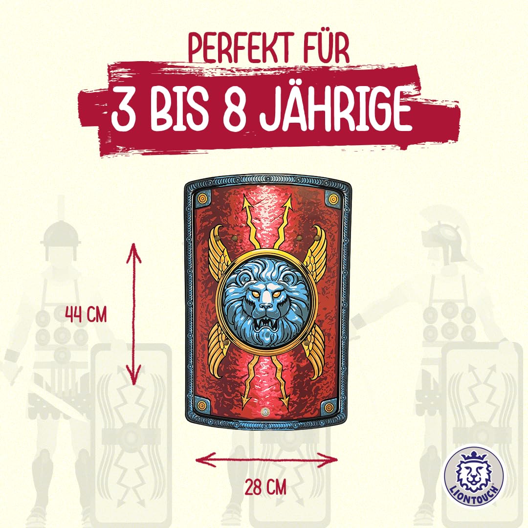 Liontouch - Römisches Legionärschild, Scutum - Ab 3 Jahren | Historisches Spielzeug für Rollenspiele als Soldat im antiken Rom | Sicheres & langlebiges Accessoire für Jungen für Verkleidungen