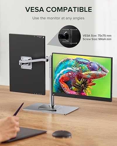 Miniatura 6 de UPERFECT Monitor portátil QLED de 2.5 K, monitor portátil QHD de 16 pulgadas 2560 x 1600 QHD para juegos HDR FreeSync Monitor para laptop con VESA y