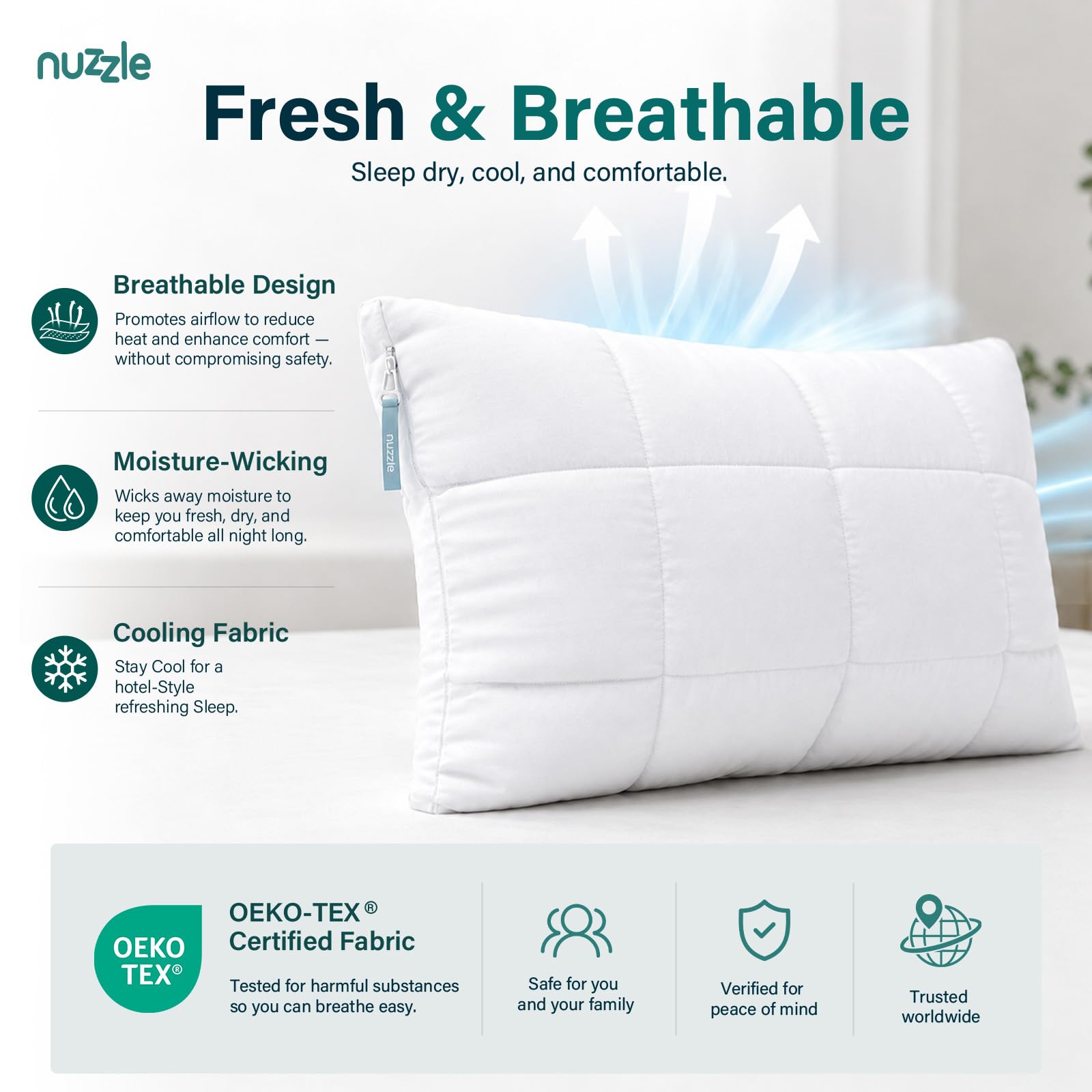 Standard Adjustable Neck Pillow A603