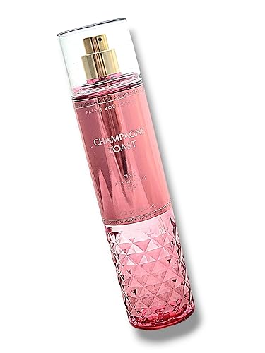 Bath & Body Works Champagne Toast - Fragancia corporal fina en espray de 8 onzas (Champagne Toast), 8 onzas líquidas (paquete de 1), 8.0 onzas