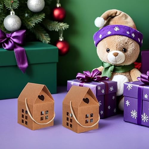 Miniatura 4 de ARTIBETTER 15 cajas 3D de Navidad, dulces y galletas, cajas, cajas de golosinas, para dulces, golosinas y recuerdos de fiesta de vacaciones