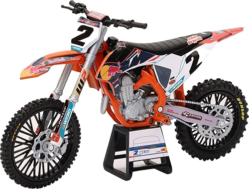 Nuevo Ray KTM 450 SX-F motocicleta #2 Cooper Webb Red Bull KTM Factory Racing 1/12 Modelo fundido a presión