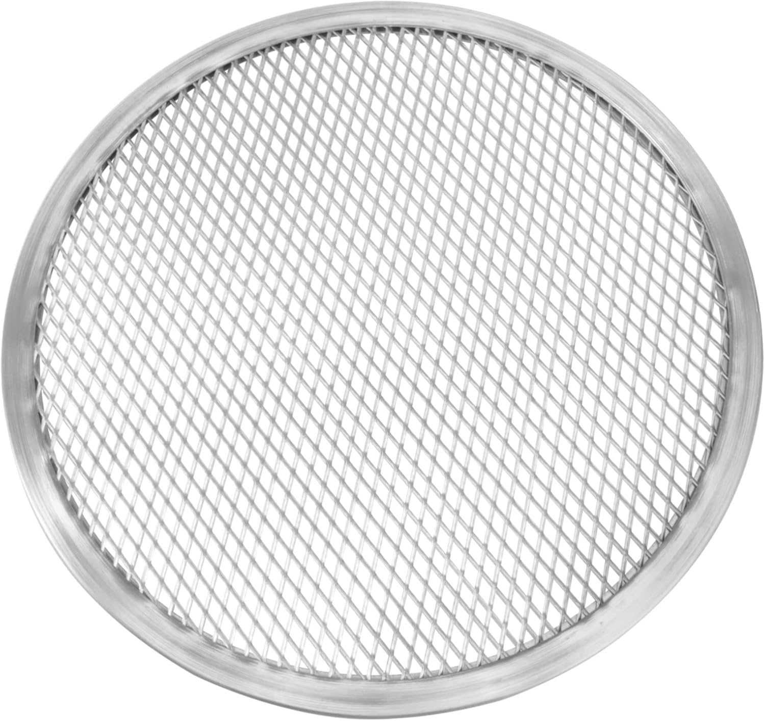 SHOWERORO Pizza Peel Round Pizza Pan with Holes Pizza Oven Tray Pizza Pan Net Stainless Steel Pizza Tray Pizza Baking Screen 16 Inch Pizza Pan Pizza Baking Pan Pizza Steel Mesh Network Mini 38CM Silver