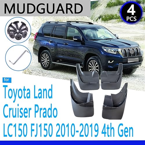 Miniatura 2 de Guardabarros de coche Accesorios Guardabarros para toyotas Land Cruiser Prado LC150 FJ150 150 2010  2019 2015 Accesorios de coche Mudflap