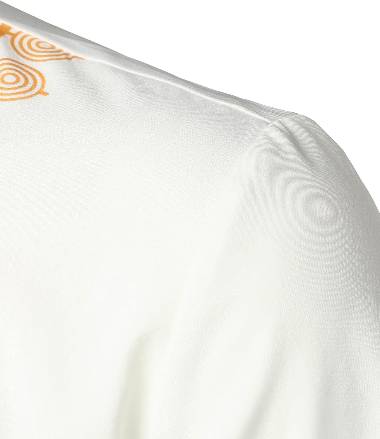 ZEROYAA Men's African Ethnic Hidden Button Short Sleeve Shirt Metallic Gold Printed Dashiki - Image 5