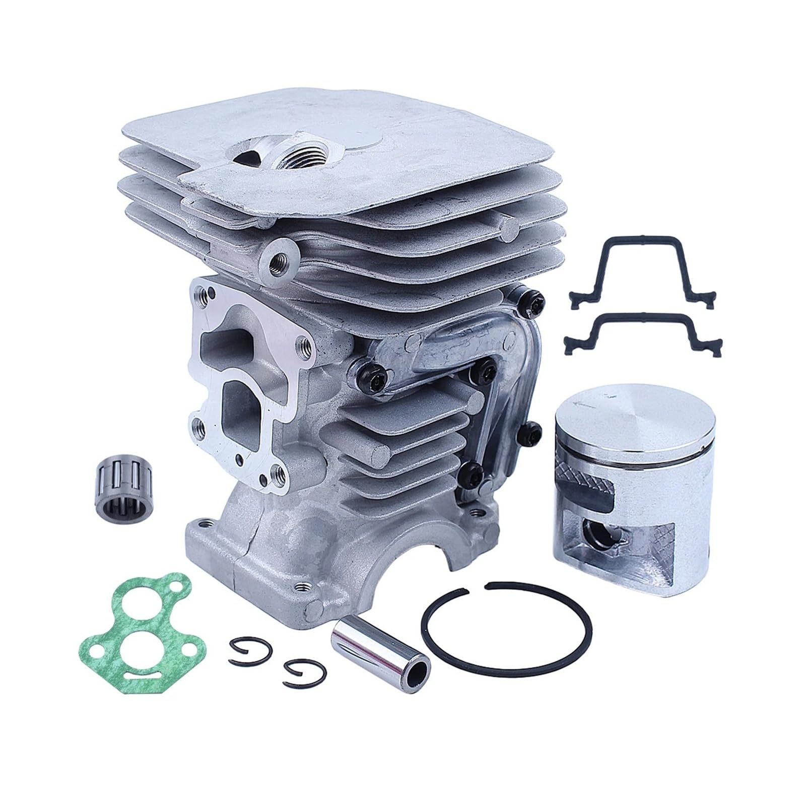 Kit de juntas y cojinetes de pistón de cilindro de 41 mm for motor de motosierra H-u-s-q-v-a-r-n=a 435, 440 y 440e, piezas for herramientas de jardinería.