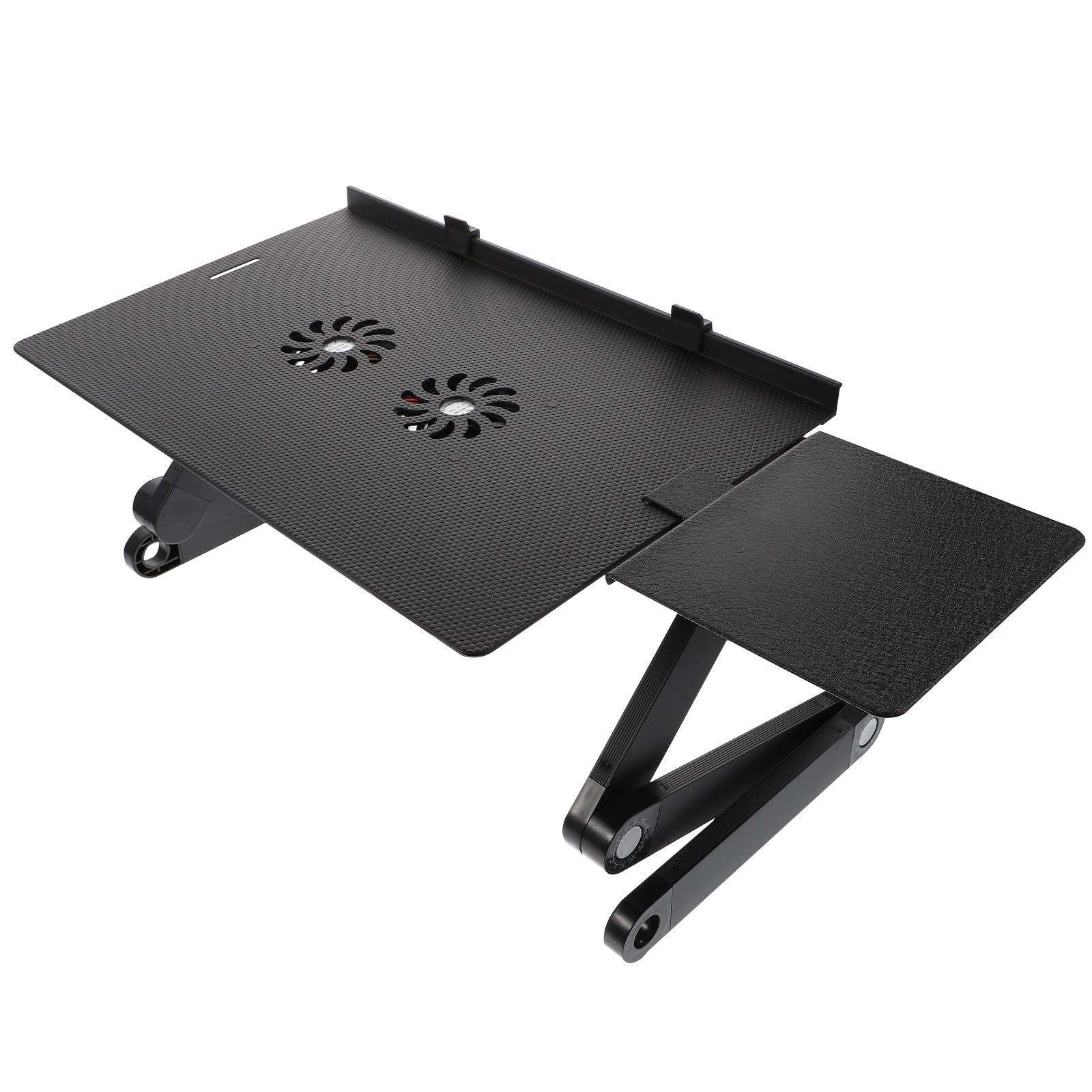 HEMOTON Supporto per Laptop Pieghevole Regolabile in Lega di Alluminio Nero