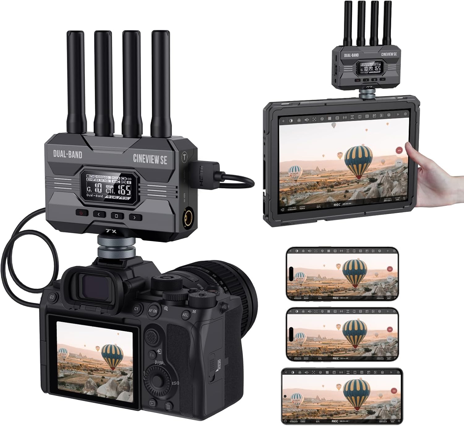 Accsoon CineView SE Wireless Video Transmitter and Receiver Kit - Small