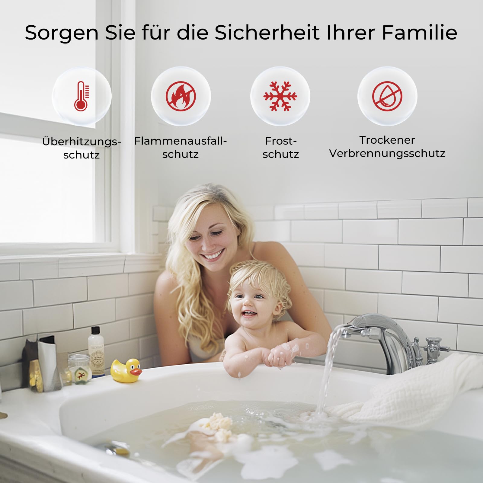 CAMPLUX 10 Liter Gasdurchlauferhitzer Indoor, BY264-DE Gastherme für Küchen-/Balkoninstallation, 50mbar, LPG, 3V, 20kW