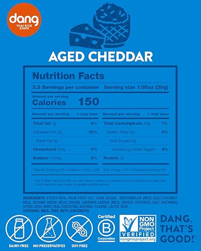 Miniatura 5 de Dang Single - Porciones individuales de galletas de arroz, receta original, 24 unidades