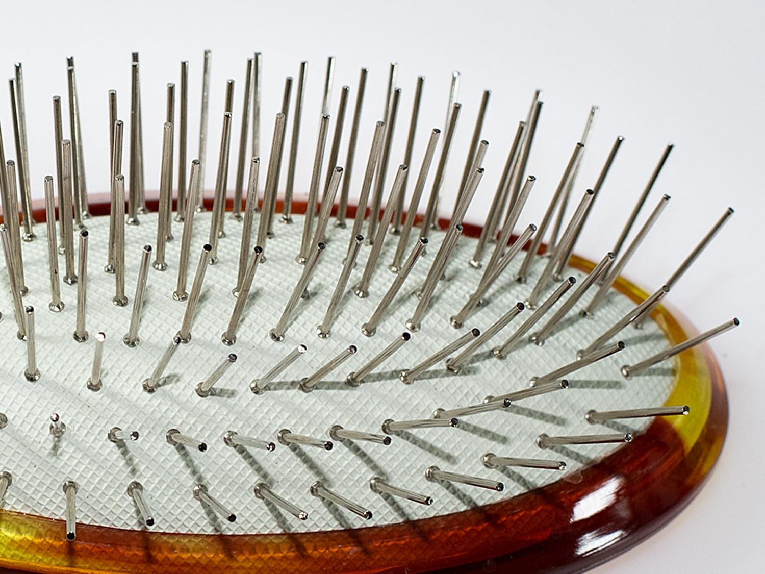 Kochmann 144 STK Haarbürste ohne Ziepen für Damen, Herren und Kinder – Entwirrbürste für Locken und lange Haare, sanfte Pflege für geschmeidiges Haar (Braun-Gelb-ohne-Ziepen)