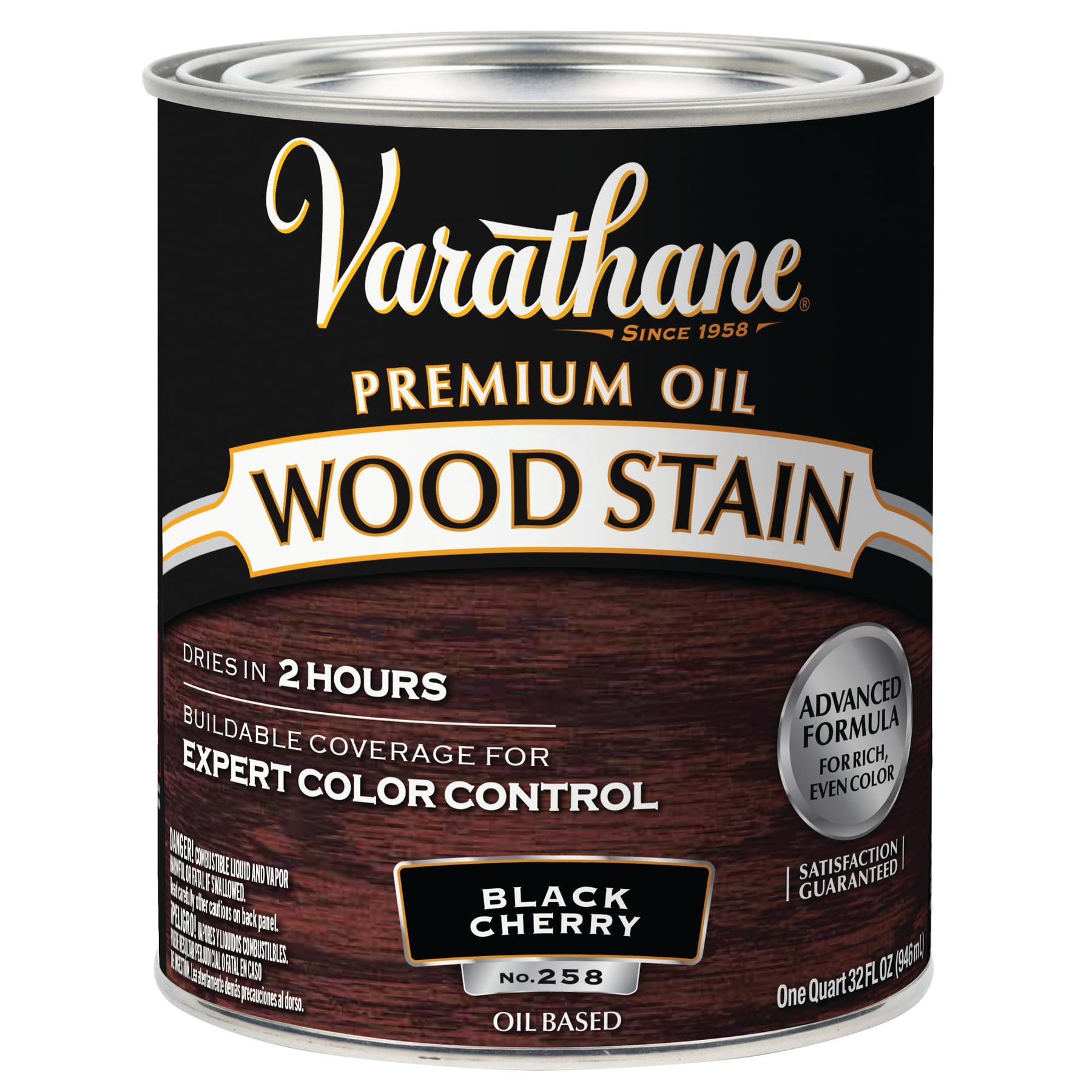 Rust-Oleum Wood Stain Black Cherry1 Quart