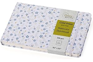 Small Watercolor Sketchbook | 100% Cotton Art Supplies