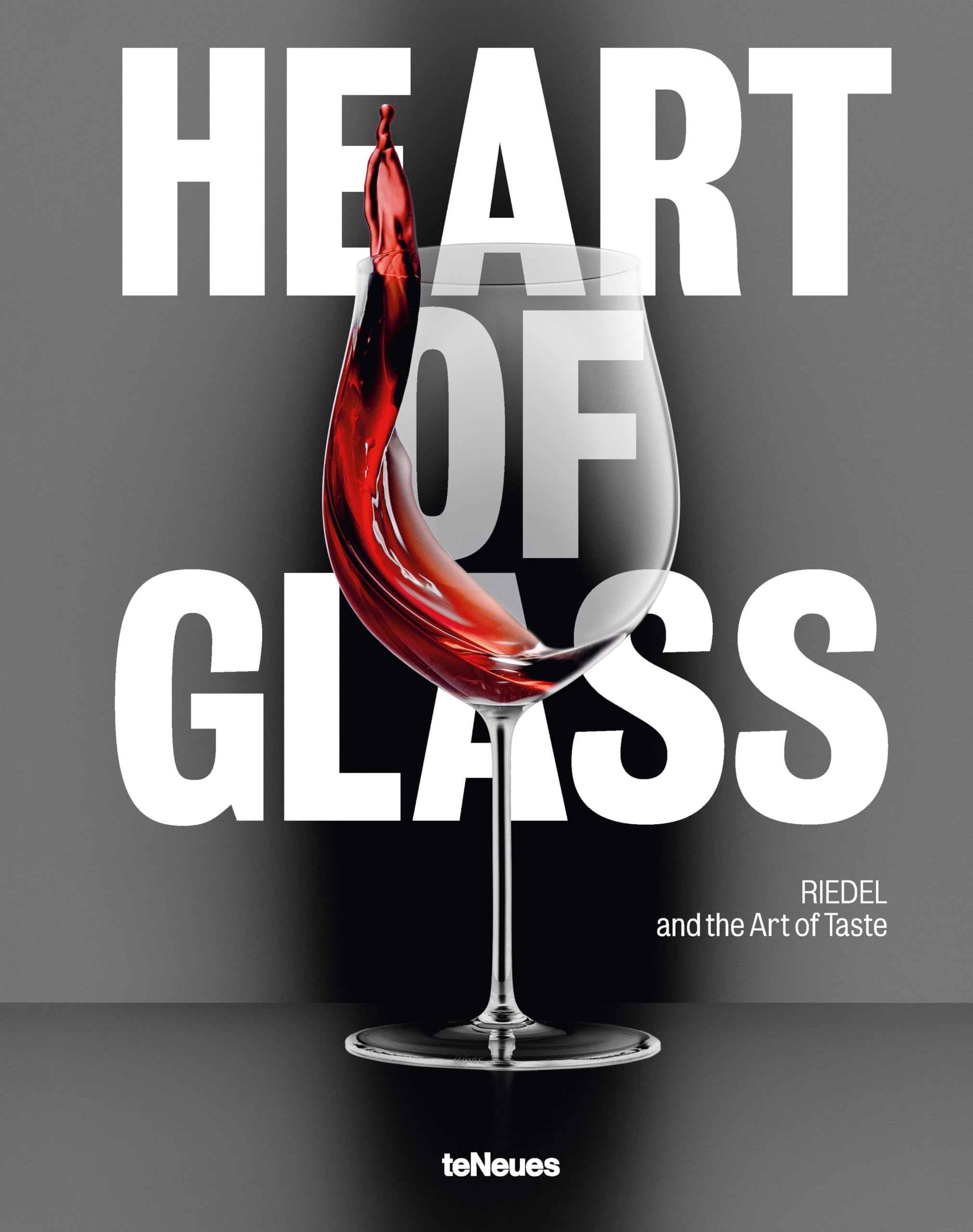Heart of Glass Riedel beau livre table œnologie anglais allemand