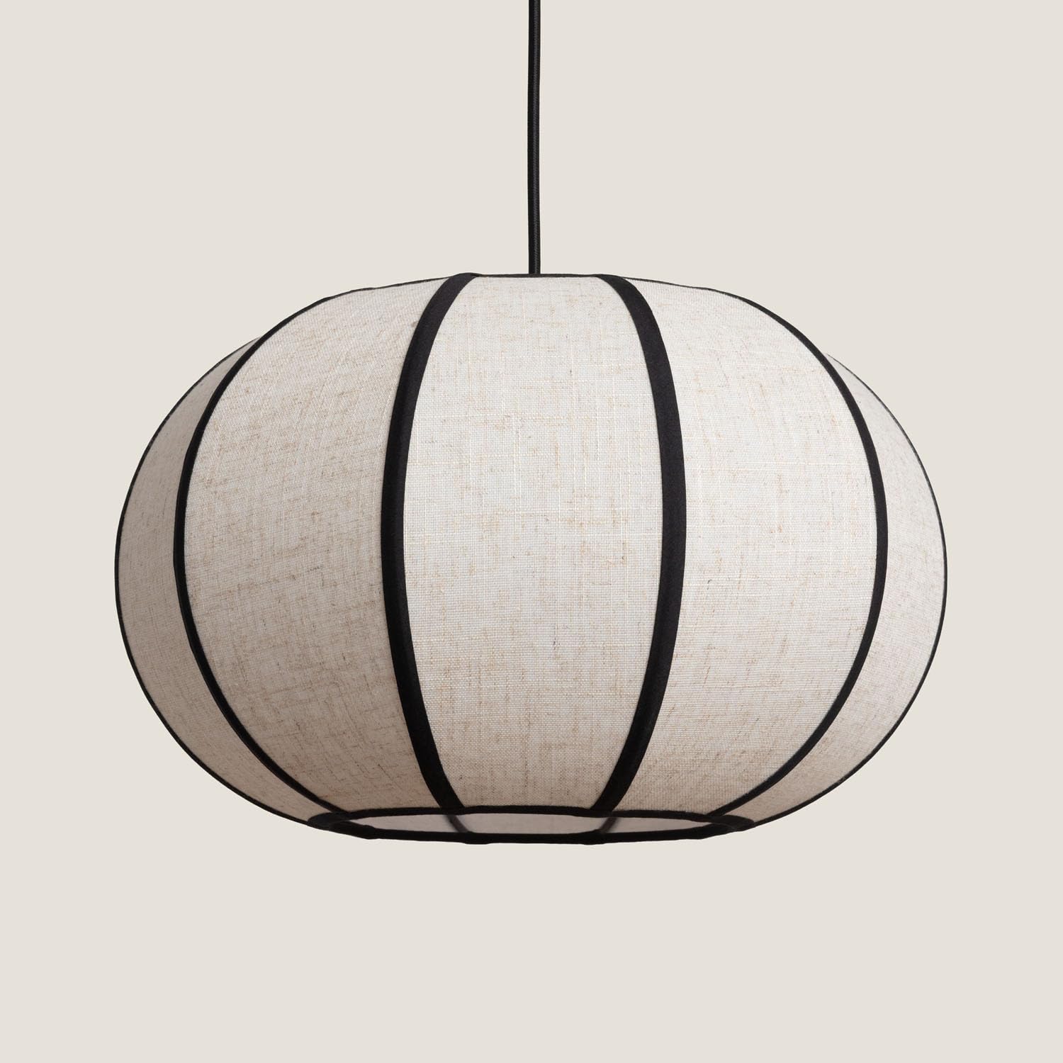 LEDKIA LIGHTING Lámpara Colgante Lino Gabriela Beige E27